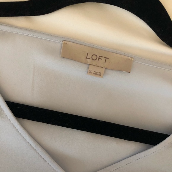 Loft Baby Blue Blouse - Picture 3 of 4